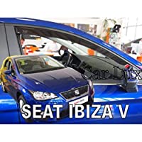 Car Lux AR01416 - Derivabrisas Deflectores de Aire Cortavientos de Ventanillas Delanteros para Ibiza 6F Desde 2017-